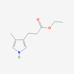 Ethyl 3-(4-methyl-1H-pyrrol-3-yl)propanoate