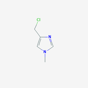 molecular formula C5H7ClN2 B178355 4-(Chloromethyl)-1-methyl-1H-imidazole CAS No. 112258-59-0