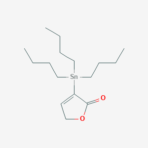 molecular formula C16H30O2Sn B178360 3-三丁基锡基-5H-呋喃-2-酮 CAS No. 145439-08-3