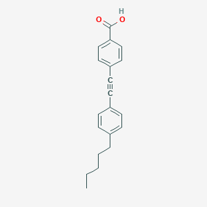 4-((4-Pentylphenyl)ethynyl)benzoic acid