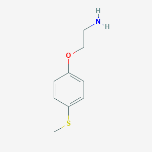 molecular formula C9H13NOS B178387 2-[4-(Methylthio)phenoxy]ethylamine CAS No. 1203188-22-0