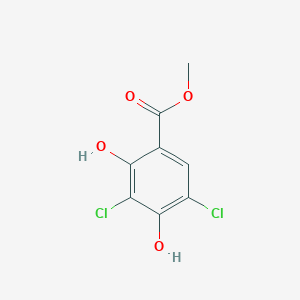 molecular formula C8H6Cl2O4 B178388 Methyl 3,5-dichloro-2,4-dihydroxybenzoate CAS No. 117943-25-6