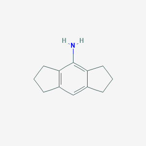 molecular formula C12H15N B017840 1,2,3,5,6,7-Hexahydro-s-indacen-4-amine CAS No. 63089-56-5