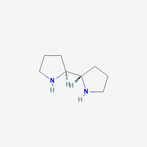 molecular formula C8H16N2 B178409 (2S,2'S)-2,2'-Bipyrrolidine CAS No. 124779-66-4