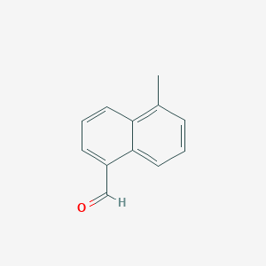 molecular formula C12H10O B178419 5-Methylnaphthalene-1-carbaldehyde CAS No. 104306-72-1
