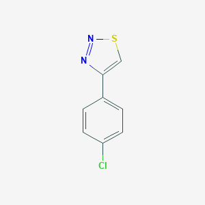 molecular formula C8H5ClN2S B178420 4-(4-Chlorophenyl)-1,2,3-thiadiazole CAS No. 18212-23-2