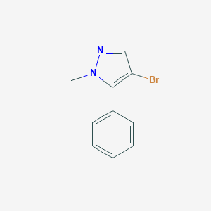 molecular formula C10H9BrN2 B178427 4-Bromo-1-methyl-5-phenyl-1H-pyrazole CAS No. 105994-77-2