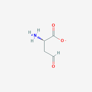 molecular formula C4H7NO3 B178431 Aspartate semialdehyde CAS No. 15106-57-7