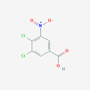 molecular formula C7H3Cl2NO4 B178437 3,4-二氯-5-硝基苯甲酸 CAS No. 13300-63-5