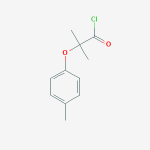 molecular formula C11H13ClO2 B178445 2-Methyl-2-(4-methylphenoxy)propanoyl chloride CAS No. 116762-24-4