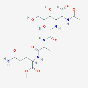 N-(2-Acetamido-2,3-dideoxyglucos-3-yl)glycyl-alanyl-glutamine methyl ester