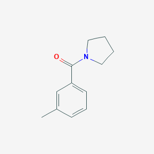 molecular formula C12H15NO B178467 1-(3-Methylbenzoyl)pyrrolidine CAS No. 164918-75-6