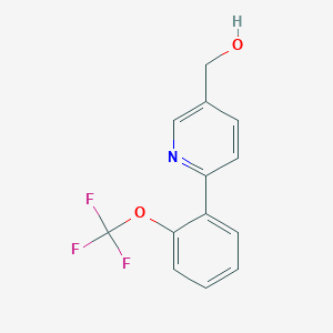 molecular formula C13H10F3NO2 B178469 5-(2-Methyl-5-nitrophenyl)-2H-tetrazole CAS No. 1203801-06-2