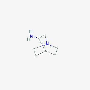 molecular formula C7H14N2 B178494 (S)-quinuclidin-3-amine CAS No. 120570-05-0