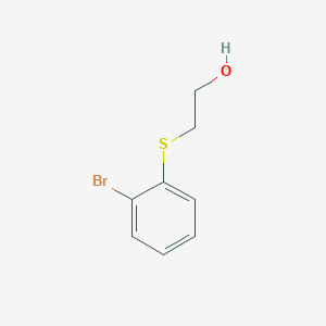 molecular formula C8H9BrOS B178499 2-Bromophenylthioethanol CAS No. 117341-28-3