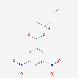 molecular formula C12H14N2O6 B178512 Pentan-2-yl 3,5-dinitrobenzoate CAS No. 10574-10-4
