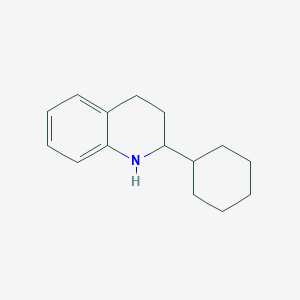 molecular formula C15H21N B178516 2-Cyclohexyl-1,2,3,4-tetrahydroquinoline CAS No. 123629-22-1