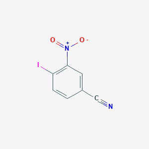 molecular formula C7H3IN2O2 B178522 4-Iodo-3-nitrobenzonitrile CAS No. 101420-79-5