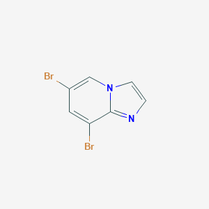 molecular formula C7H4Br2N2 B178526 6,8-Dibromoimidazo[1,2-A]pyridine CAS No. 1202450-63-2