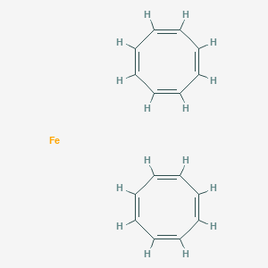molecular formula C16H16Fe B178535 Cyclooctatetraene;iron CAS No. 12184-52-0