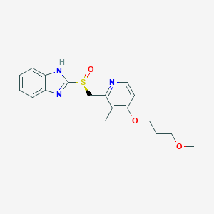 molecular formula C18H21N3O3S B178539 (S)-Rabeprazole CAS No. 177795-59-4