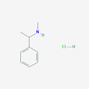 molecular formula C9H14ClN B178540 N-Methyl-1-phenylethanamine hydrochloride CAS No. 10408-89-6
