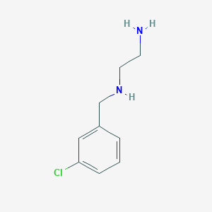 molecular formula C9H13ClN2 B178548 N-(3-Chlorobenzyl)ethane-1,2-diamine CAS No. 102450-75-9