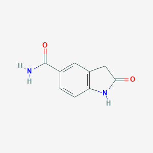 molecular formula C9H8N2O2 B178552 2-Oxoindoline-5-carboxamide CAS No. 199328-21-7