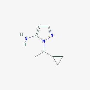 1-(1-cyclopropylethyl)-1H-pyrazol-5-amine