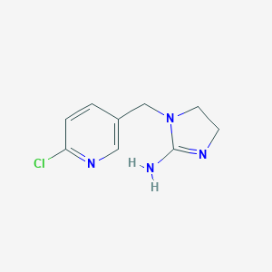 molecular formula C9H11ClN4 B178562 desnitroimidacloprid CAS No. 115970-17-7
