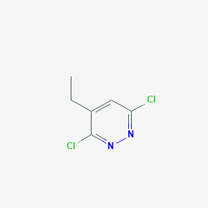 molecular formula C6H6Cl2N2 B178563 3,6-Dichloro-4-ethylpyridazine CAS No. 107228-54-6