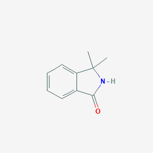 molecular formula C10H11NO B178571 2,3-Dihydro-3,3-dimethyl-1h-isoindol-1-one CAS No. 19194-52-6