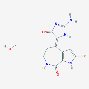 molecular formula C12H14BrN5O3 B017858 Hymenialdisine Methanoate CAS No. 84094-94-0