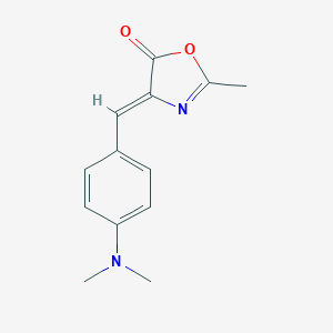molecular formula C13H14N2O2 B178583 4-[4-(dimethylamino)benzylidene]-2-methyl-1,3-oxazol-5(4H)-one CAS No. 1787-23-1