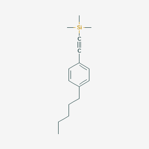 molecular formula C16H24Si B178591 Trimethyl((4-pentylphenyl)ethynyl)silane CAS No. 138220-08-3