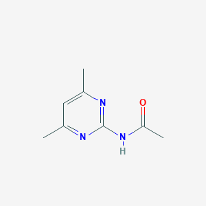 molecular formula C8H11N3O B178593 N-(4,6-dimethylpyrimidin-2-yl)acetamide CAS No. 15755-12-1