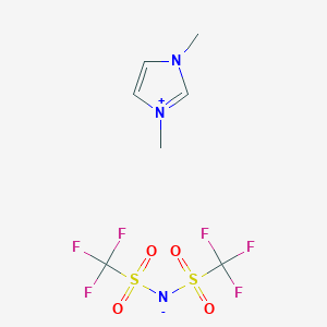 molecular formula C7H9F6N3O4S2 B178616 1,3-Dimethylimidazolium Bis(trifluoromethanesulfonyl)imide CAS No. 174899-81-1