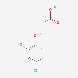 molecular formula C9H8Cl2O3 B178636 3-(2,4-Dichlorophenoxy)propanoic acid CAS No. 3284-80-8