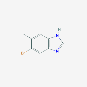 molecular formula C8H7BrN2 B178645 5-bromo-6-methyl-1H-benzo[d]imidazole CAS No. 116106-16-2