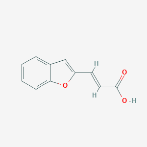 molecular formula C11H8O3 B178646 (2E)-3-(1-benzofuran-2-yl)acrylic acid CAS No. 132376-67-1