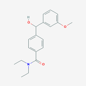 N,N-Diethyl-4-[hydroxy(3-methoxyphenyl)methyl]benzamide