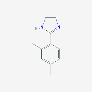 molecular formula C11H14N2 B178650 2-(2,4-dimethylphenyl)-4,5-dihydro-1H-imidazole CAS No. 124730-02-5