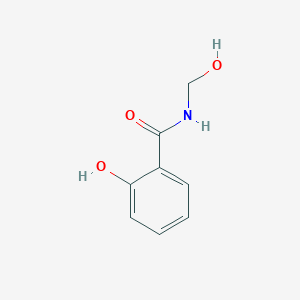 molecular formula C8H9NO3 B178660 N-(羟甲基)水杨酰胺 CAS No. 13436-87-8