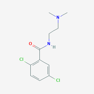 molecular formula C11H14Cl2N2O B178665 2,5-dichloro-N-[2-(dimethylamino)ethyl]benzamide CAS No. 5703-80-0