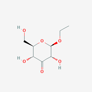 molecular formula C8H14O6 B178682 Ethyl beta-D-ribo-hex-3-ulopyranoside CAS No. 104953-08-4