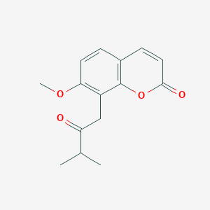 molecular formula C15H16O4 B178684 Isomerazin 