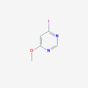 molecular formula C5H5IN2O B178686 4-Iodo-6-methoxypyrimidine CAS No. 161489-05-0