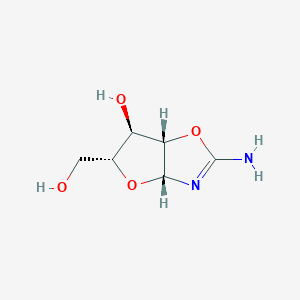 O,N-Aminomethanylylidene-beta-D-arabinofuranose