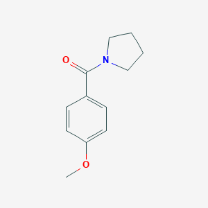 molecular formula C12H15NO2 B178690 (4-Methoxyphenyl)-pyrrolidin-1-ylmethanone CAS No. 69838-98-8