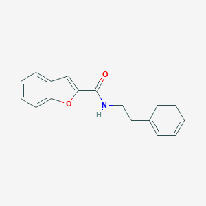 molecular formula C17H15NO2 B178702 N-(2-phenylethyl)-1-benzofuran-2-carboxamide CAS No. 50635-14-8